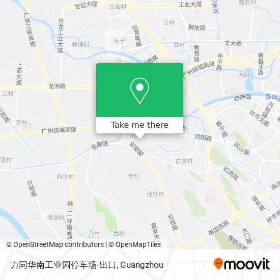 力同华南工业园停车场-出口 map