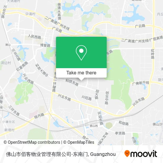 佛山市佰客物业管理有限公司-东南门 map