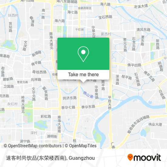 速客时尚饮品(东荣楼西南) map