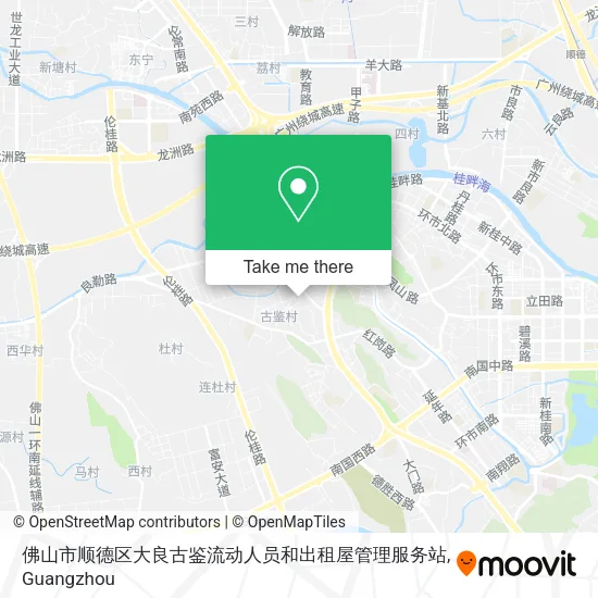 佛山市顺德区大良古鉴流动人员和出租屋管理服务站 map