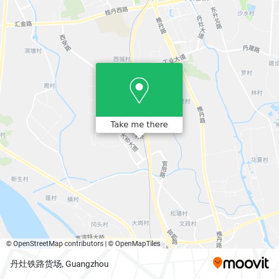 丹灶铁路货场 map