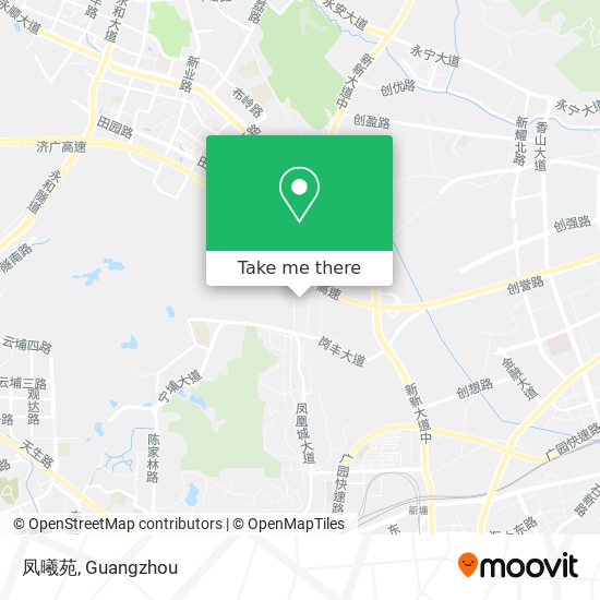 凤曦苑 map