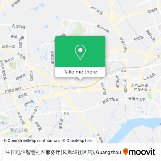 中国电信智慧社区服务厅(凤凰城社区店) map