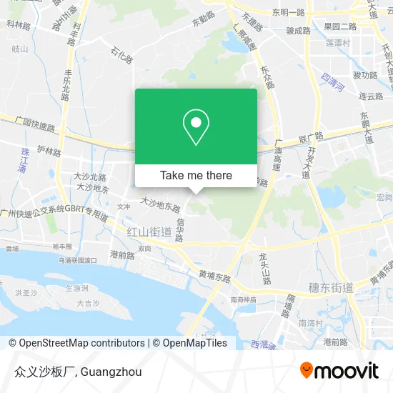 众义沙板厂 map