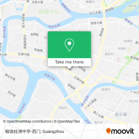 顺德桂洲中学-西门 map