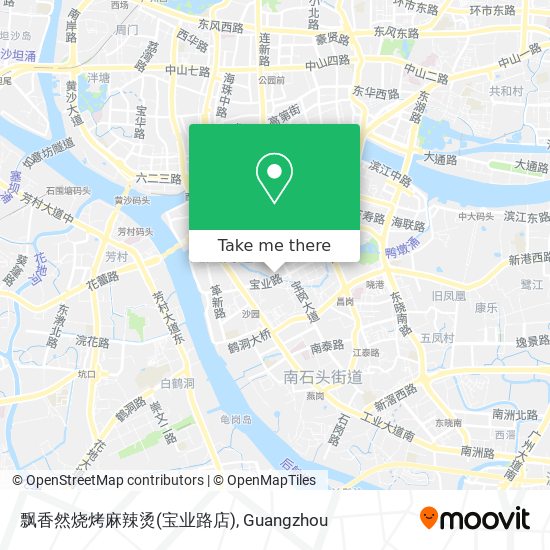 飘香然烧烤麻辣烫(宝业路店) map