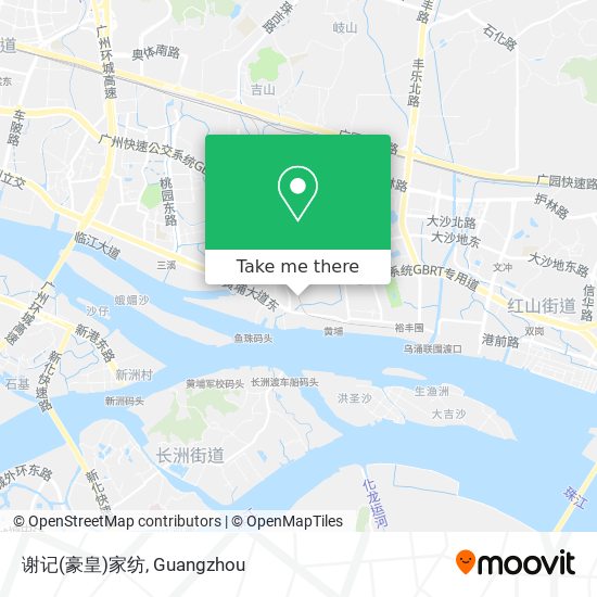 谢记(豪皇)家纺 map