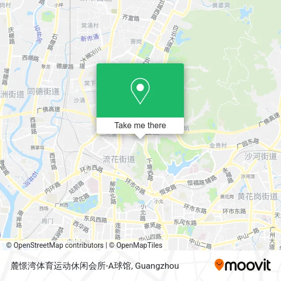 麓憬湾体育运动休闲会所-A球馆 map