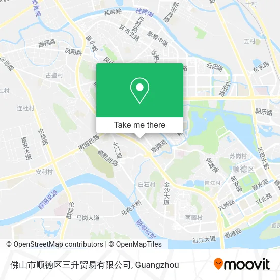 佛山市顺德区三升贸易有限公司 map