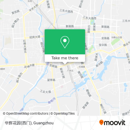 华辉花园(西门) map