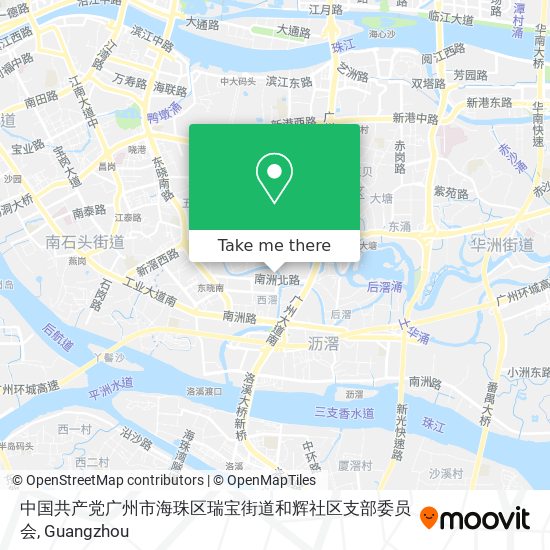 中国共产党广州市海珠区瑞宝街道和辉社区支部委员会 map
