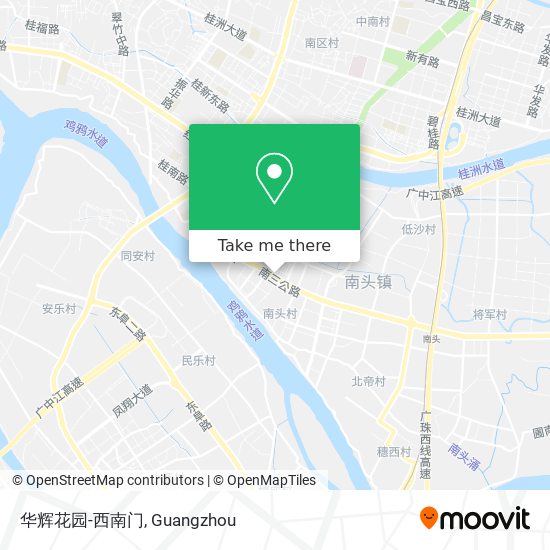 华辉花园-西南门 map
