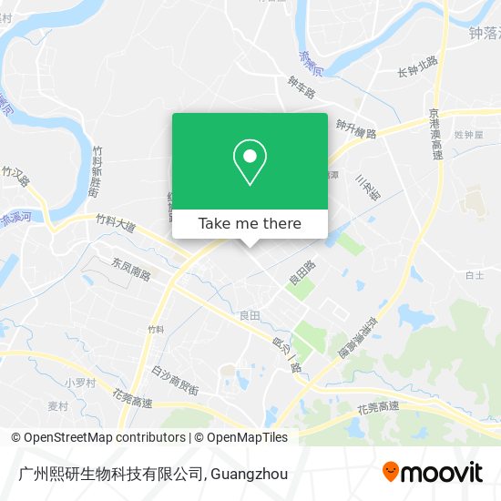 广州熙研生物科技有限公司 map