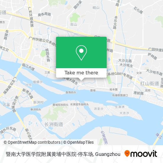 暨南大学医学院附属黄埔中医院-停车场 map