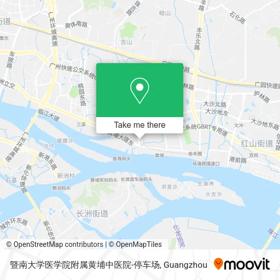 暨南大学医学院附属黄埔中医院-停车场 map