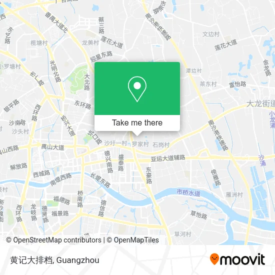 黄记大排档 map