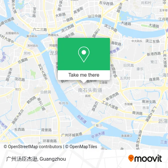 广州汤臣杰逊 map
