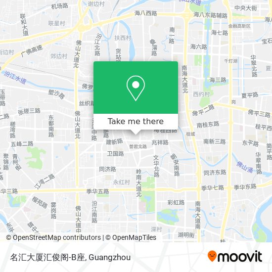 名汇大厦汇俊阁-B座 map