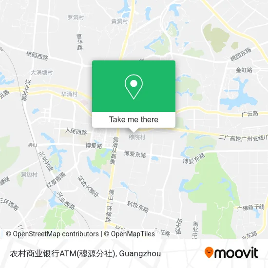 农村商业银行ATM(穆源分社) map