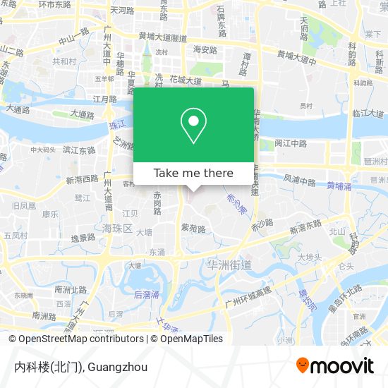 内科楼(北门) map