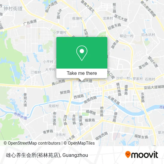 雄心养生会所(裕林苑店) map