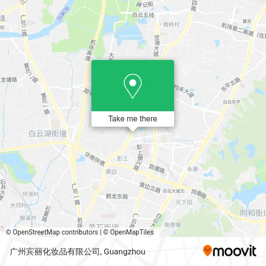 广州宾丽化妆品有限公司 map