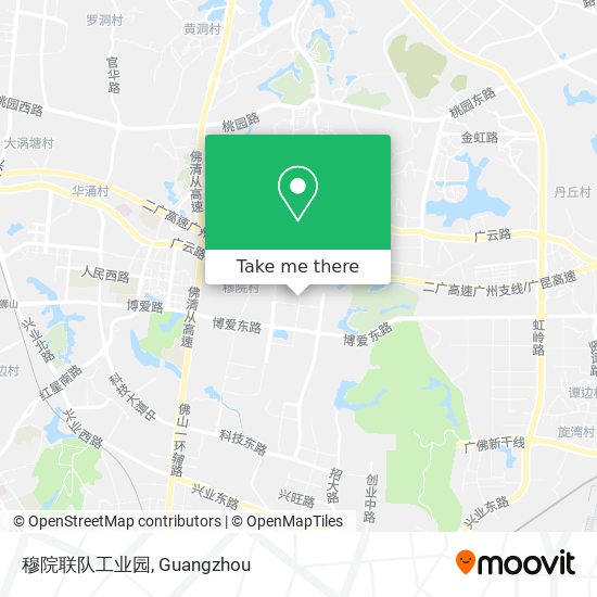 穆院联队工业园 map