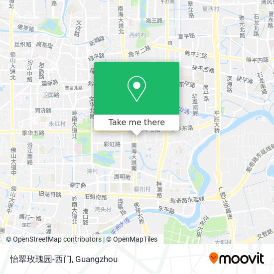怡翠玫瑰园-西门 map