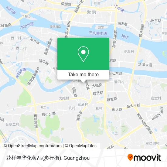 花样年华化妆品(步行街) map
