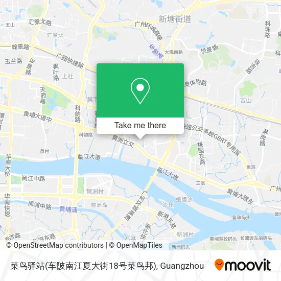 菜鸟驿站(车陂南江夏大街18号菜鸟邦) map