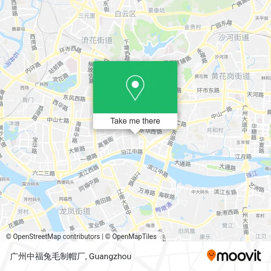 广州中福兔毛制帽厂 map