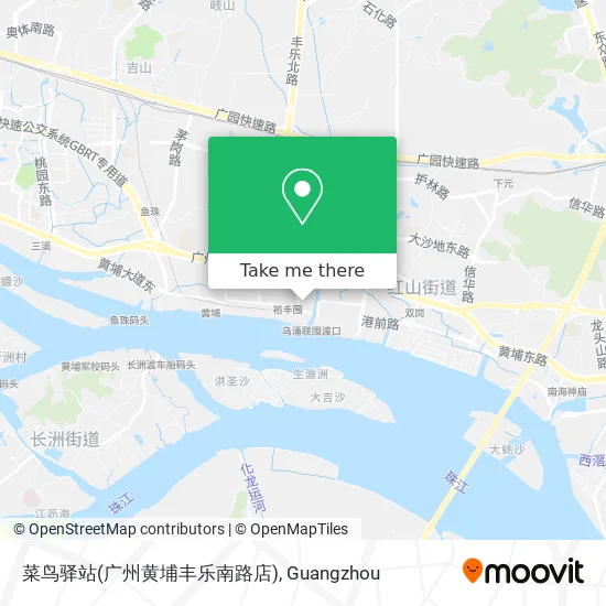 菜鸟驿站(广州黄埔丰乐南路店) map