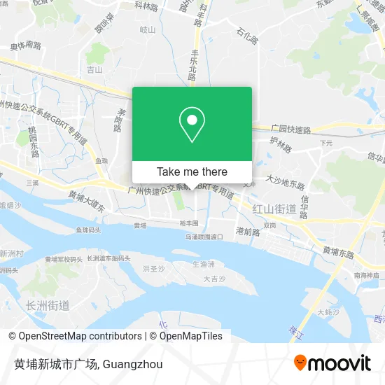 黄埔新城市广场 map