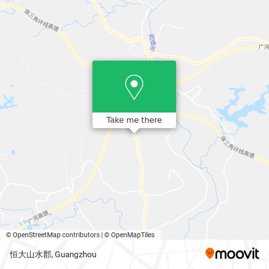 恒大山水郡 map