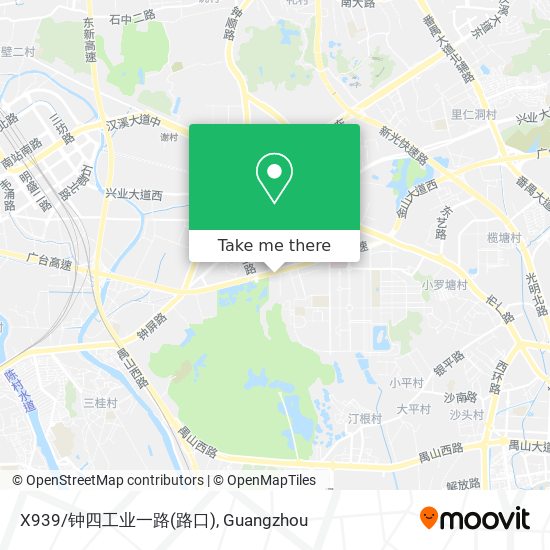 X939/钟四工业一路(路口) map