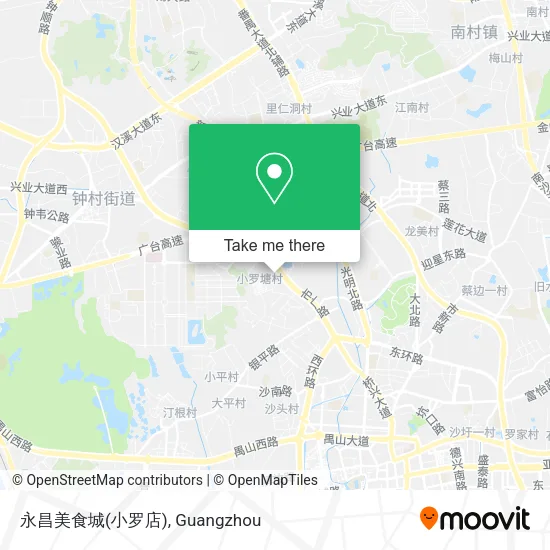 永昌美食城(小罗店) map