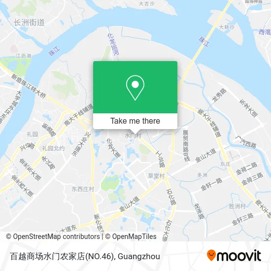 百越商场水门农家店(NO.46) map