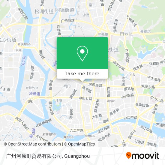广州河原町贸易有限公司 map