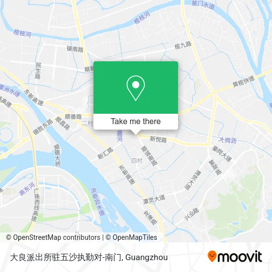 大良派出所驻五沙执勤对-南门 map