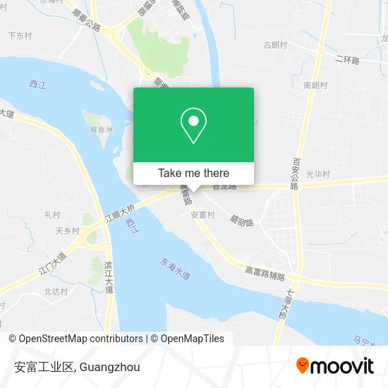 安富工业区 map