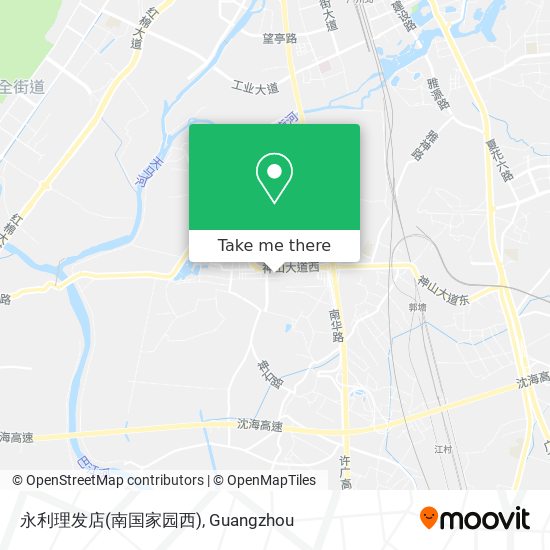 永利理发店(南国家园西) map
