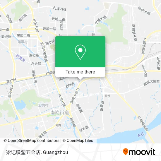 梁记联塑五金店 map
