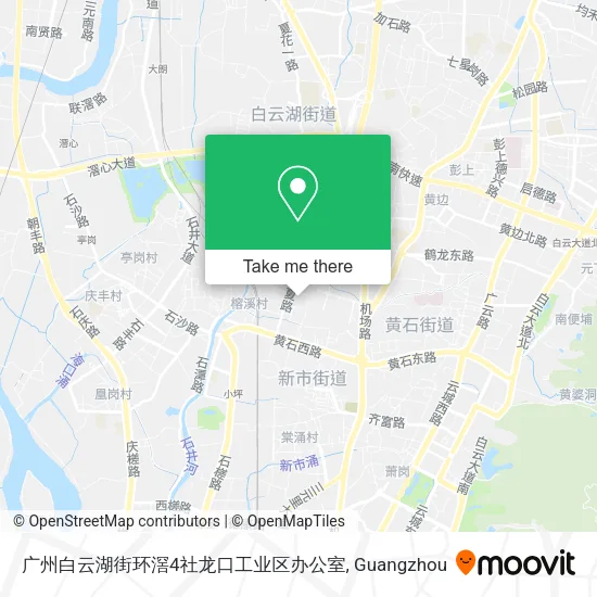 广州白云湖街环滘4社龙口工业区办公室 map