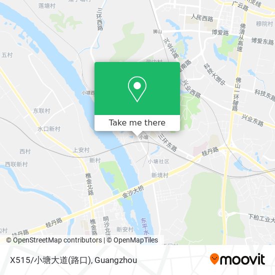 X515/小塘大道(路口) map