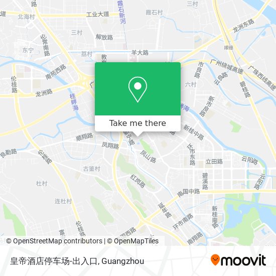 皇帝酒店停车场-出入口 map
