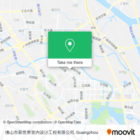 佛山市新世界室内设计工程有限公司 map