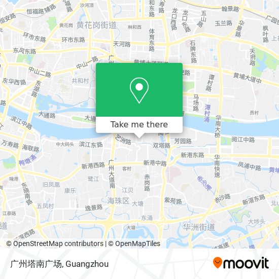 广州塔南广场 map