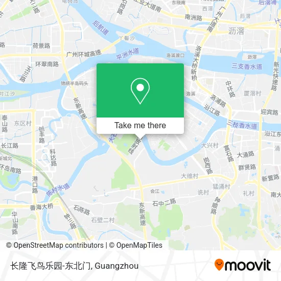 长隆飞鸟乐园-东北门 map