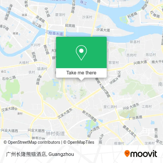 广州长隆熊猫酒店 map