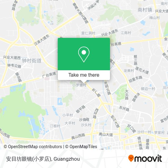 安目坊眼镜(小罗店) map